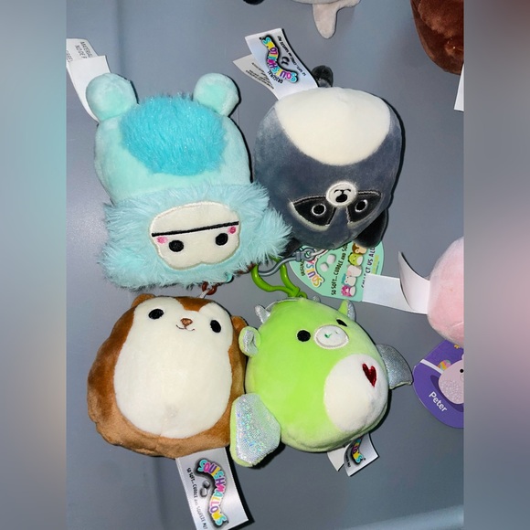 ๐ฉท๐ฉต14๐๐ Bundle of Kellytoy Original Squishmallows 3.5โ clips - Picture 4 of 5